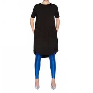 NEW MARIE SAINT PIERRE dalton short sleeve dress in black